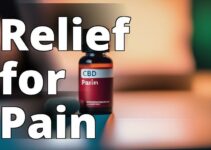 The Ultimate Guide To Cbd Dosages For Pain Relief And Management